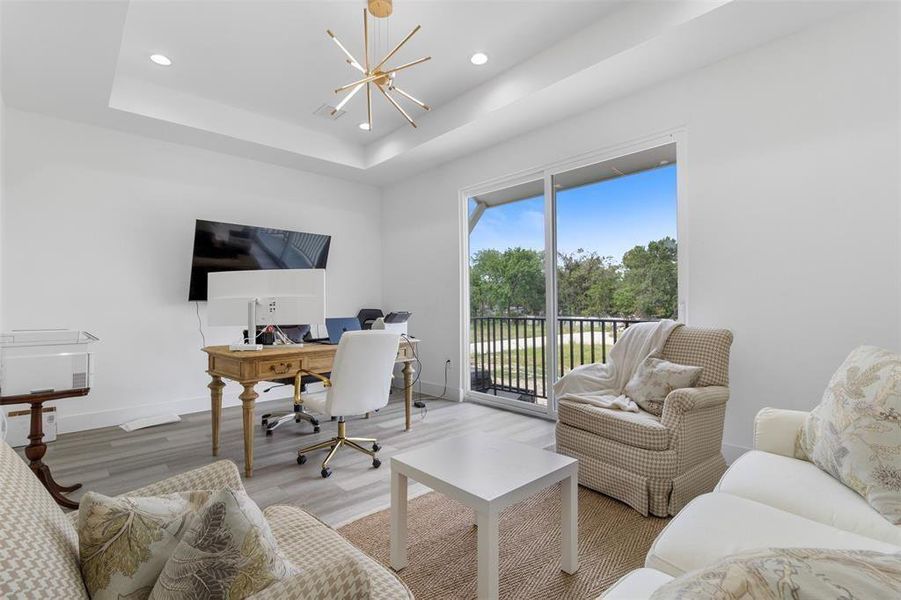 Furnished interior view inside a new home in , Houston (Image 11).