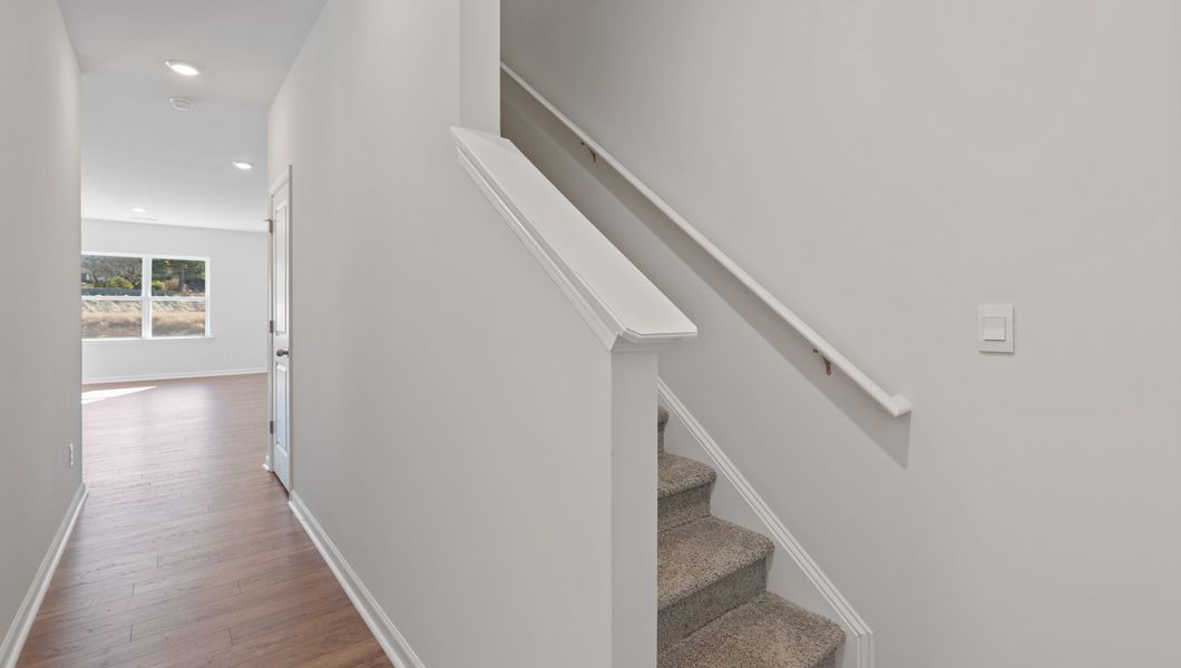 Spacious, unfurnished interior of a new home in Brookside Ridge Townhomes, Greer (Image 12).