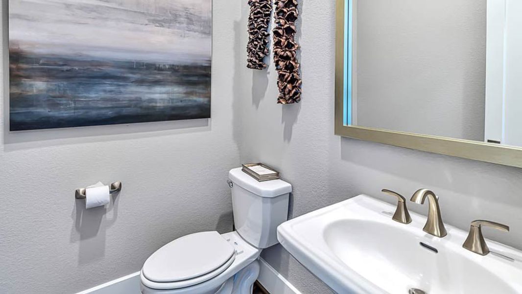 Furnished interior view inside a new home in Avalon at Cypress, Cypress (Image 33).