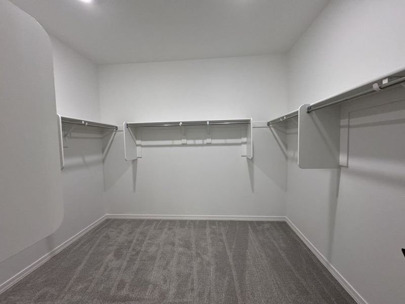 Primary walk in closet