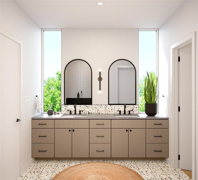 Finish Scheme 1 - Master Bathroom