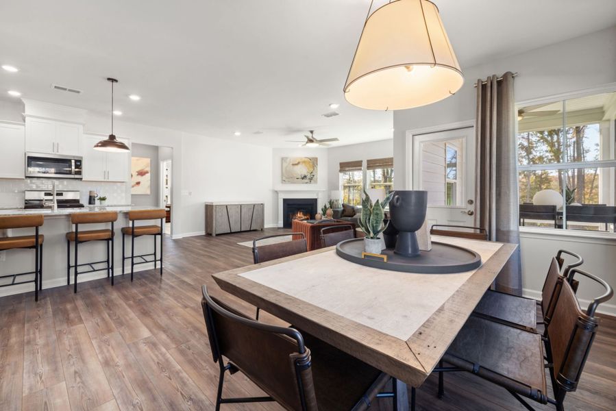 Representative furnished interior of a home built from the Bedrock by Pulte Homes in Cambria, Garner (Image 16). Representative furnished interior of a home built from the Bedrock by Pulte Homes in Cambria, Garner (Image 16).