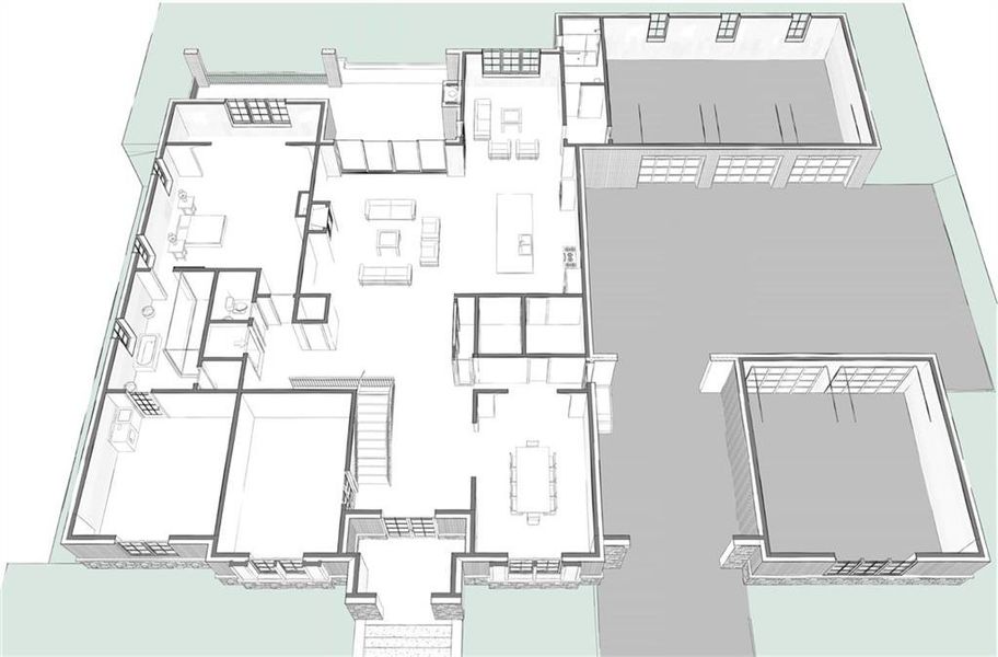 2D floor plan layout of this home in , Alpharetta, GA (Image 29).