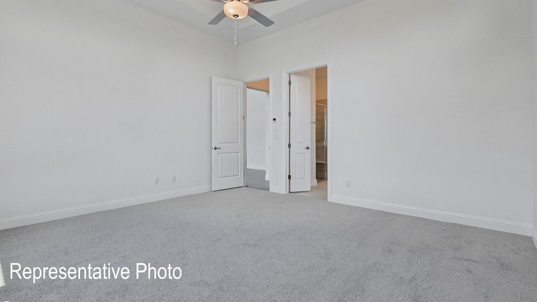 Furnished interior view inside a new home in Ridge Crossing, Waxahachie (Image 11).