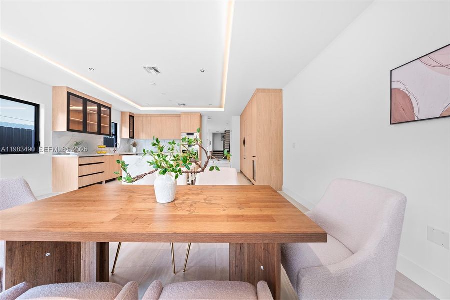 Furnished interior view inside a new home in , Miami (Image 14). Furnished interior view inside a new home in , Miami (Image 14).