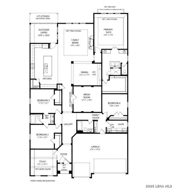 2D floor plan layout of this home in Legacy at Lake Dunlap, New Braunfels, TX (Image 3). 2D floor plan layout of this home in Legacy at Lake Dunlap, New Braunfels, TX (Image 3).