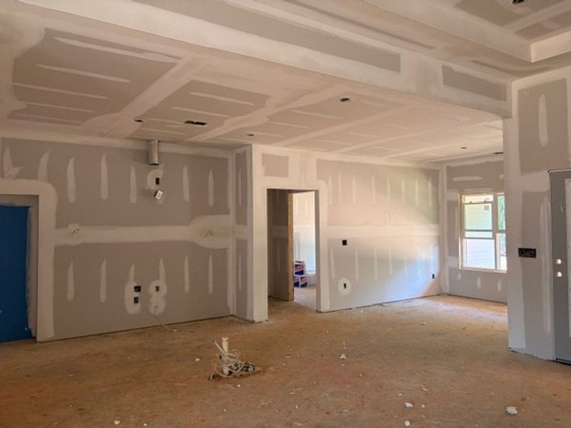 In-progress construction of a new home in WOODMONT RESERVE, Roopville, GA (Image 4).