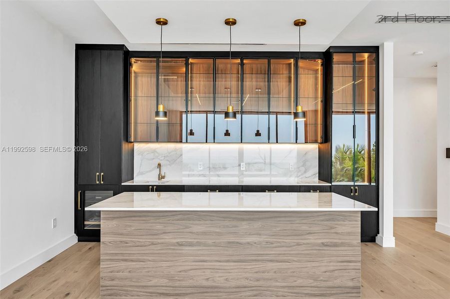 Furnished interior view inside a new home in , Key Largo (Image 15).