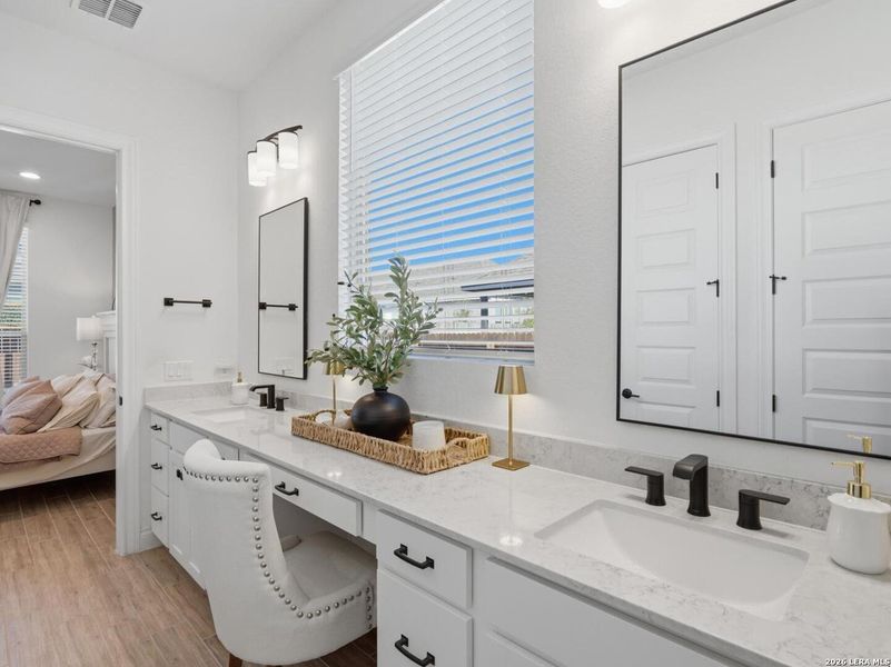 Furnished interior view inside a new home in Corley Farms, Boerne (Image 31).