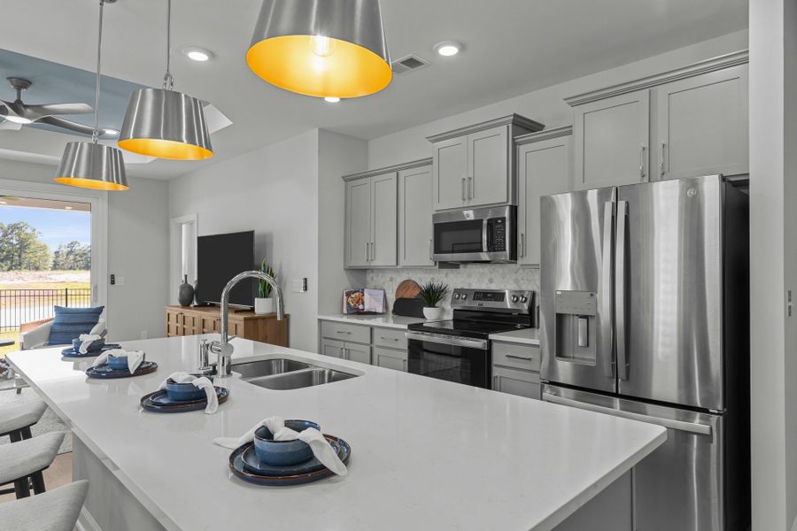 Representative furnished interior of a home built from the The Orchid by Chesapeake Homes in Coastal Club of the Carolinas, Calabash (Image 18).