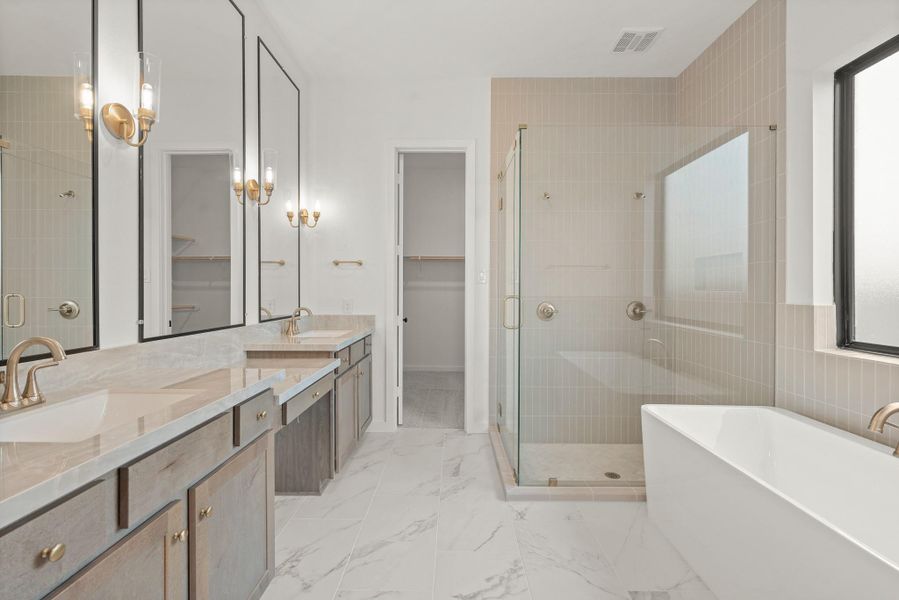 Furnished interior view inside a new home in Legacy Prairie at Katy Court 65' & 70', Katy (Image 5). Furnished interior view inside a new home in Legacy Prairie at Katy Court 65' & 70', Katy (Image 5).