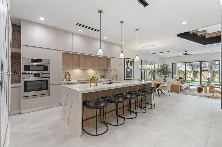 Furnished interior view inside a new home in , Fort Lauderdale (Image 8).