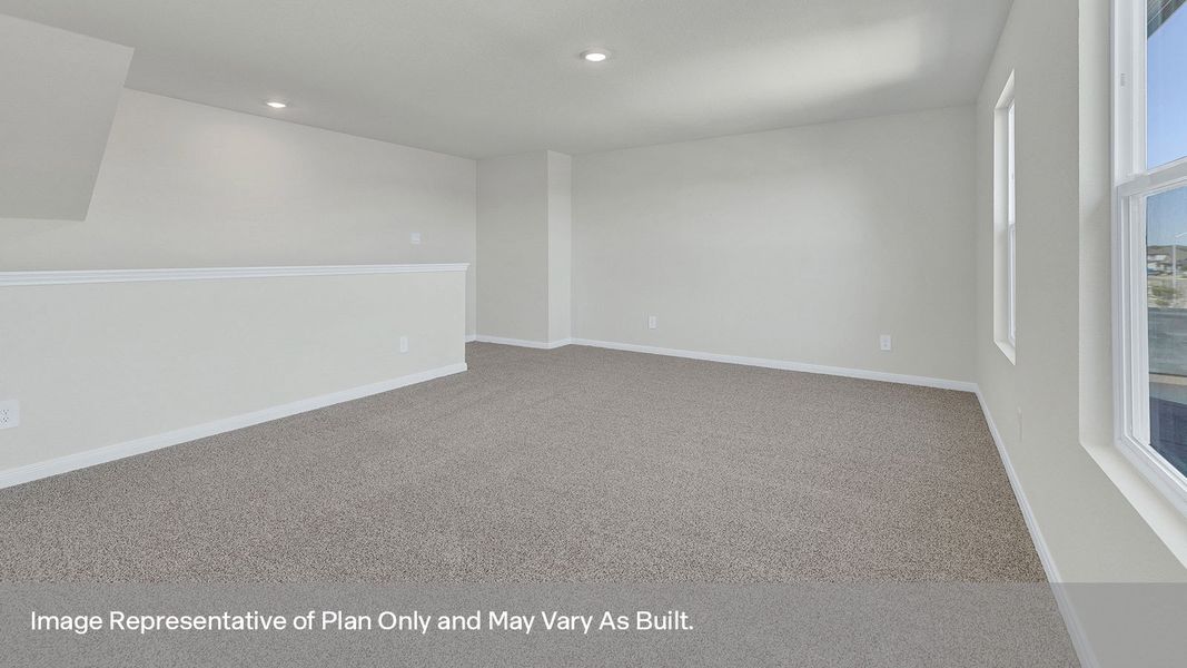Representative unfurnished interior of a home built from the The Mitchell by D.R. Horton in Paramount, Kyle (Image 31). Representative unfurnished interior of a home built from the The Mitchell by D.R. Horton in Paramount, Kyle (Image 31).