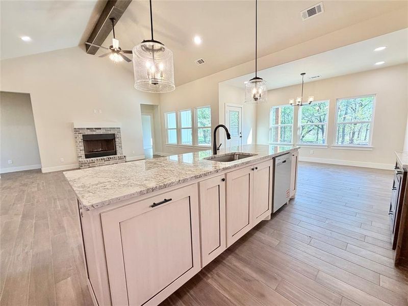 Furnished interior view inside a new home in , Weatherford (Image 15).