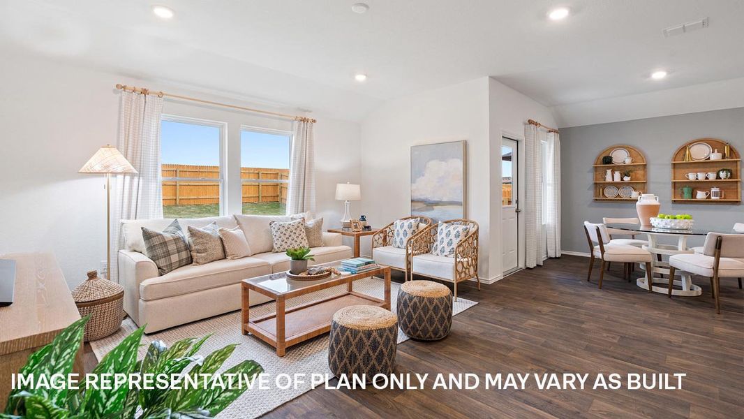 Furnished interior view inside a new home in Durango, Mustang Ridge (Image 10).