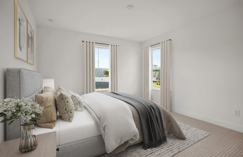 Furnished interior view inside a new home in Cannon Run, Concord (Image 10).