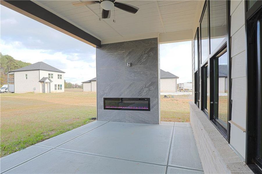 Exterior details and patio area of a home in , Maysville (Image 31).