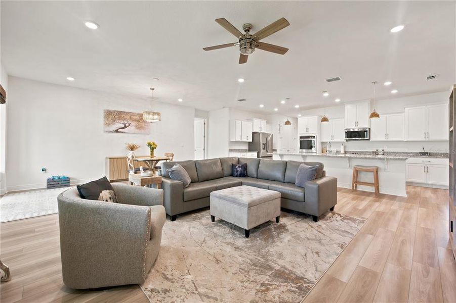 Furnished interior view inside a new home in Marion Oaks, Ocala (Image 42).
