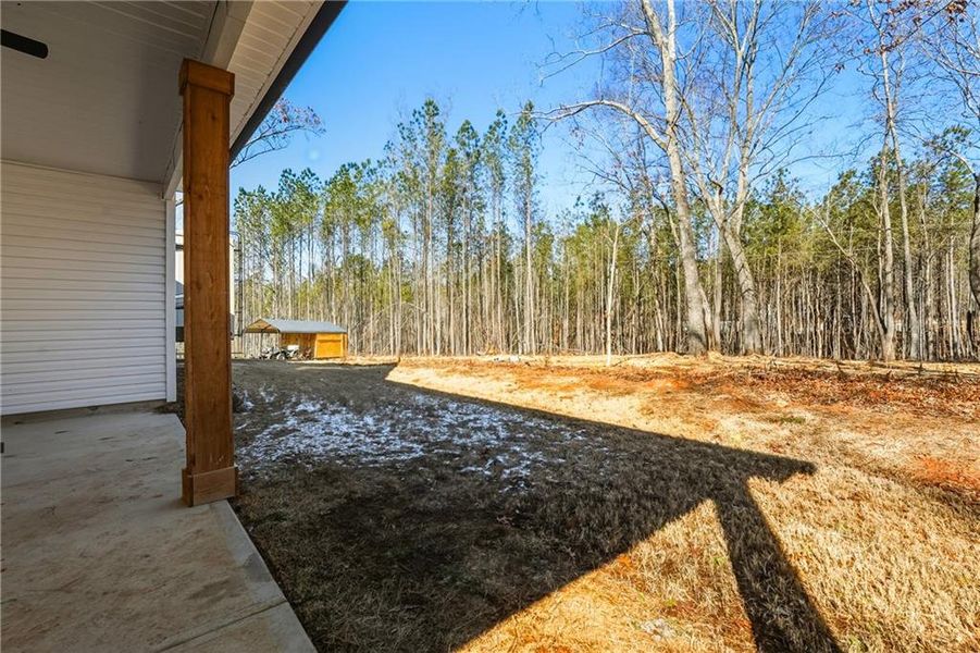 Exterior details and patio area of a home in , Rockmart (Image 4). Exterior details and patio area of a home in , Rockmart (Image 4).