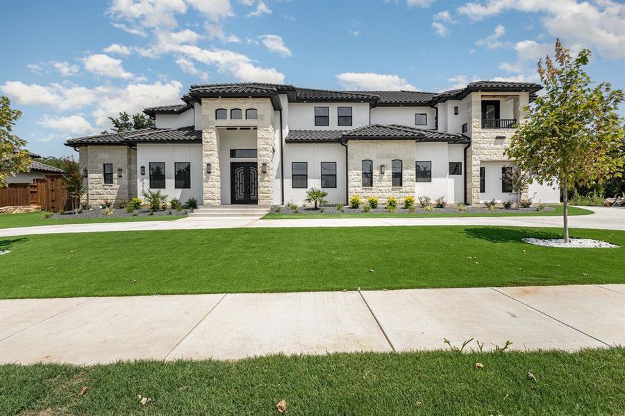Front exterior of a new home in , Colleyville, TX, highlighting curb appeal (Image 2).