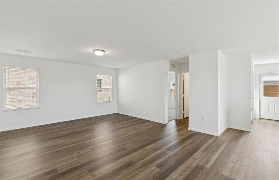 *Model representation. Some features and options may differ - Open concept throughout main living areas