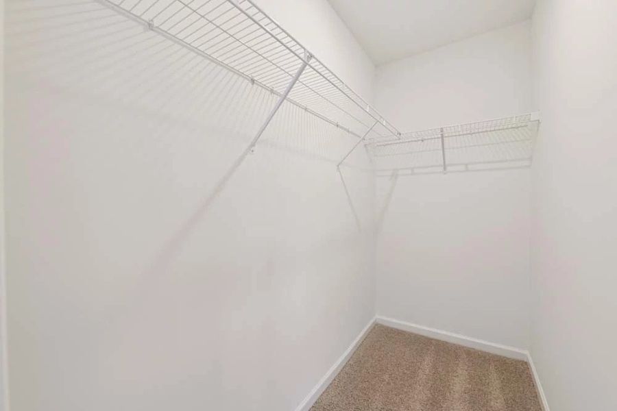 Sample Photo: Bedroom Three Walk-In Closet Sample Photo: Bedroom Three Walk-In Closet