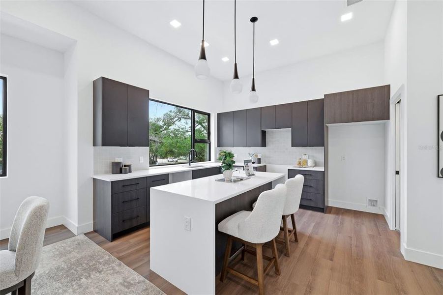 Furnished interior view inside a new home in , St. Petersburg (Image 4).