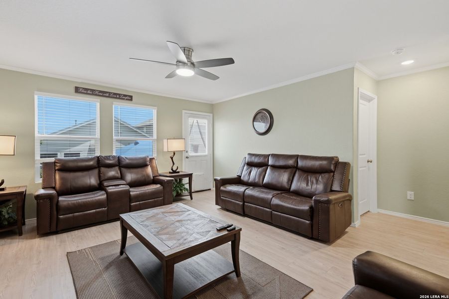 Furnished interior view inside a new home in Crescent Hills, San Antonio (Image 10). Furnished interior view inside a new home in Crescent Hills, San Antonio (Image 10).