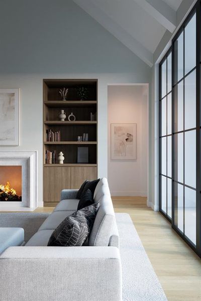 Furnished interior view inside a new home in , Dallas (Image 8).