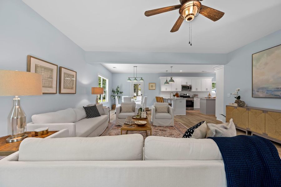 Furnished interior view inside a new home in , Johns Island (Image 15).