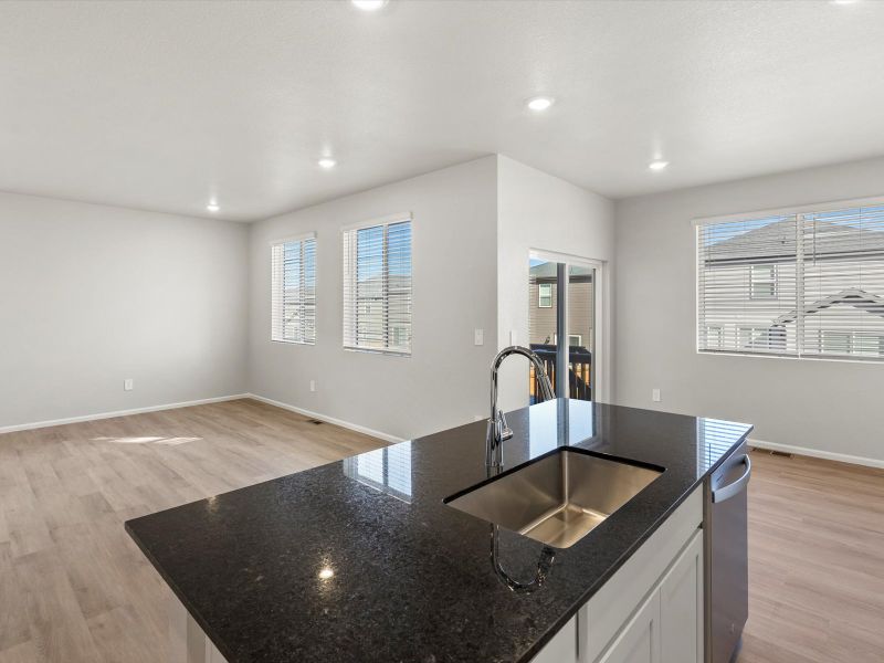 Furnished interior view inside a new home in Lake Bluff, Greeley (Image 5).