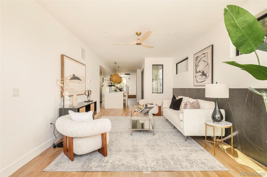 Furnished interior view inside a new home in , Denver (Image 19). Furnished interior view inside a new home in , Denver (Image 19).