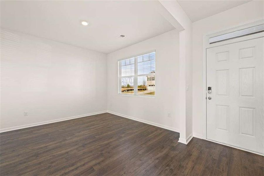 Spacious, unfurnished interior of a new home in Champion's Run, Lithonia (Image 11). Spacious, unfurnished interior of a new home in Champion's Run, Lithonia (Image 11).