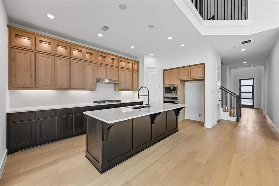 Furnished interior view inside a new home in Trinity Falls, McKinney (Image 11).