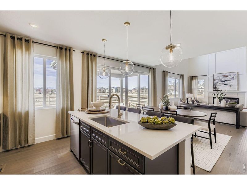 Furnished interior view inside a new home in Farmstead, Berthoud (Image 26).