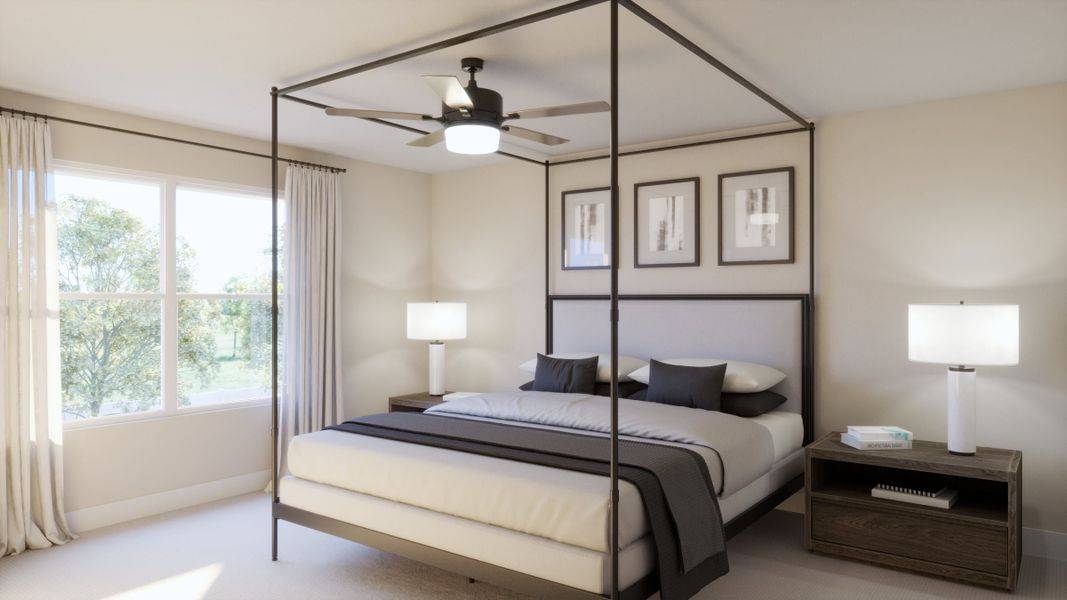 Representative furnished interior of a home built from the Finn by Risewell Homes in Hodges Reserve, Howey-in-the-Hills (Image 11). Representative furnished interior of a home built from the Finn by Risewell Homes in Hodges Reserve, Howey-in-the-Hills (Image 11).