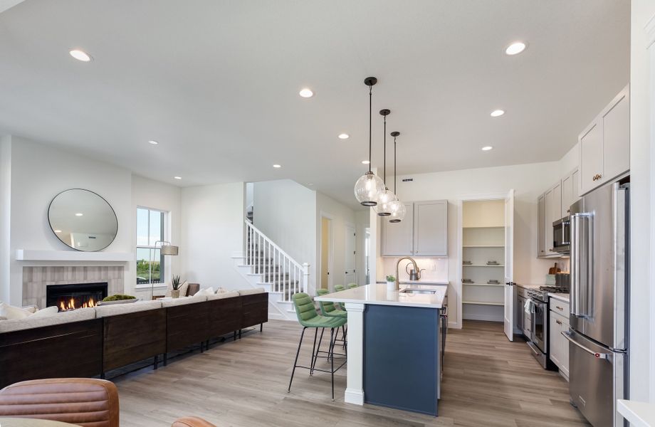 Furnished interior view inside a new home in Westerly, Erie (Image 23).