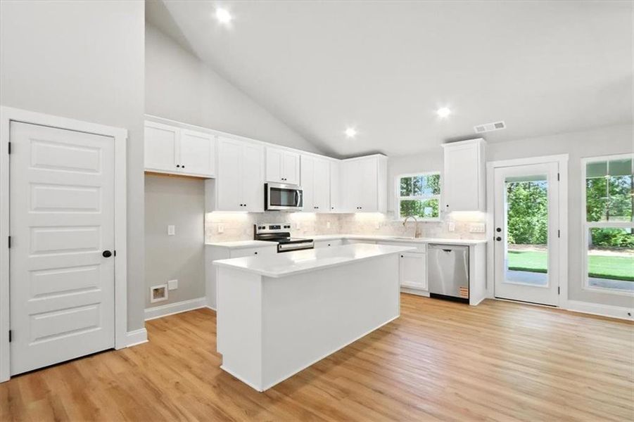 Furnished interior view inside a new home in , Hartwell (Image 11).