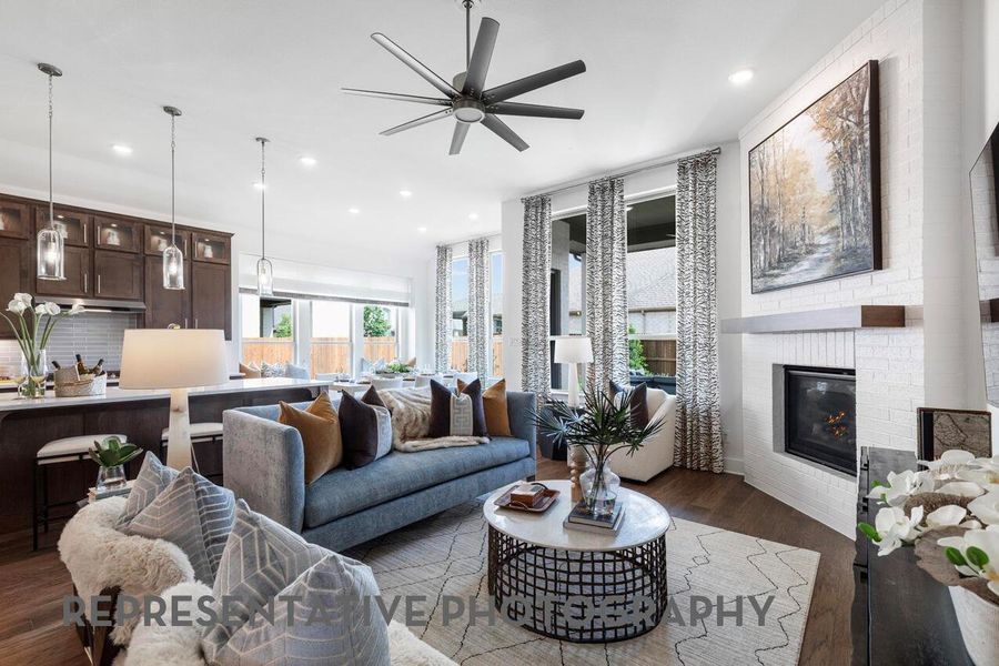 Furnished interior view inside a new home in Jordan Ranch, Fulshear (Image 5).