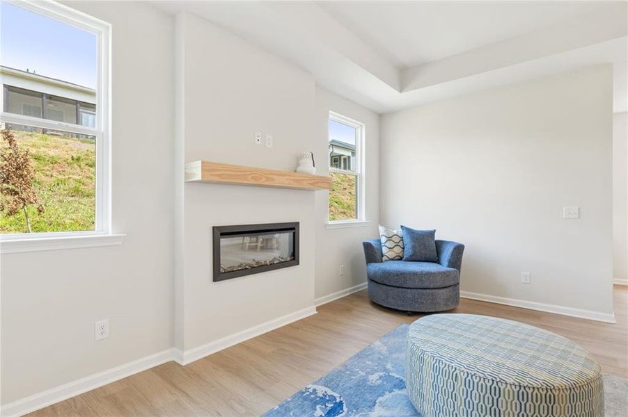 Furnished interior view inside a new home in Kelly Preserve, Loganville (Image 11).