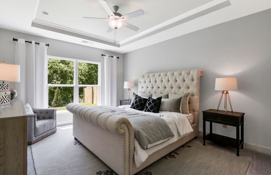 Furnished interior view inside a new home in Haverhill Estates, Dacula (Image 4).