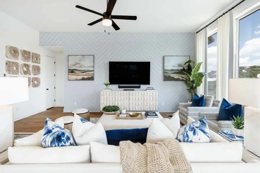 Representative Family Room - some options shown Representative Family Room - some options shown