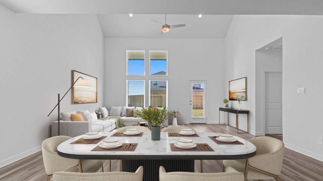 Furnished interior view inside a new home in Blue Heron Estates, Beasley (Image 11).