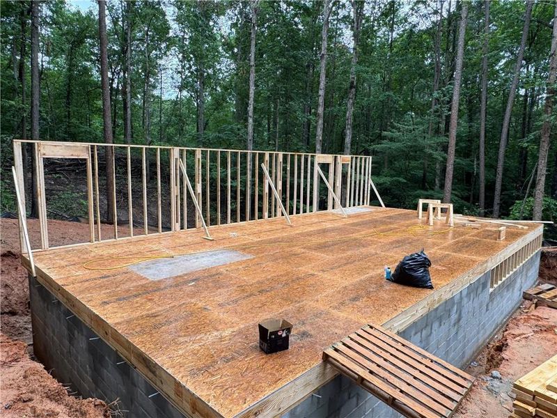 In-progress construction of a new home in , Martin, GA (Image 32). In-progress construction of a new home in , Martin, GA (Image 32).