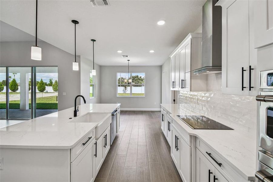 Furnished interior view inside a new home in Solace at Corner Lake, Orlando (Image 9).