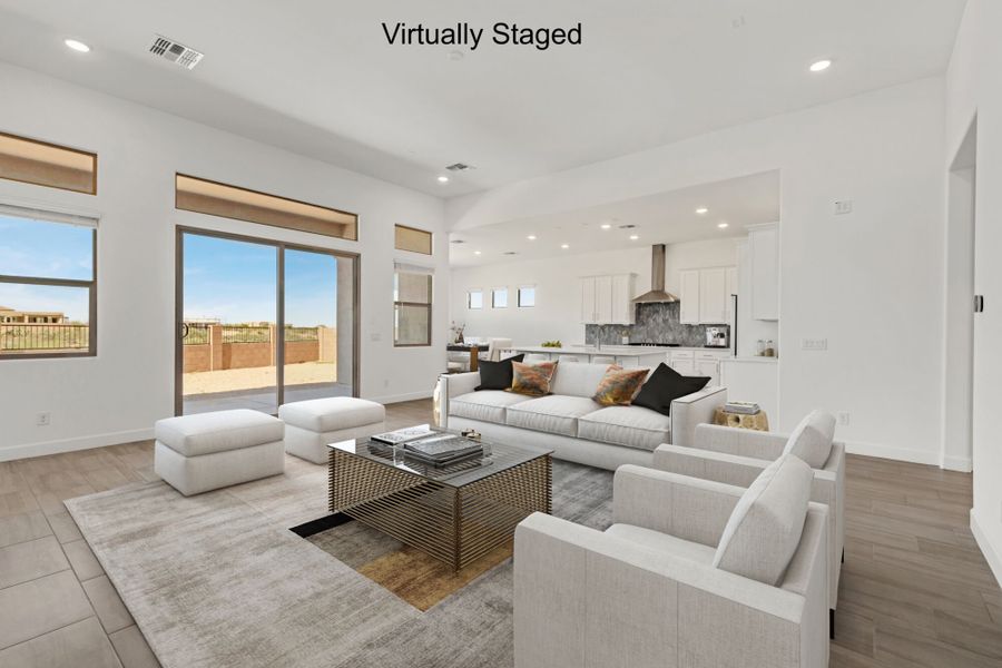 Furnished interior view inside a new home in Mountain View Ranch, Vail (Image 5).
