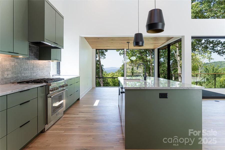 Furnished interior view inside a new home in , Hendersonville (Image 28).