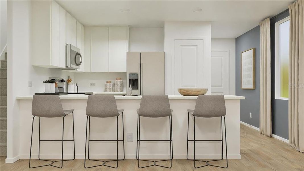 Furnished interior view inside a new home in Westview, Kissimmee (Image 2).