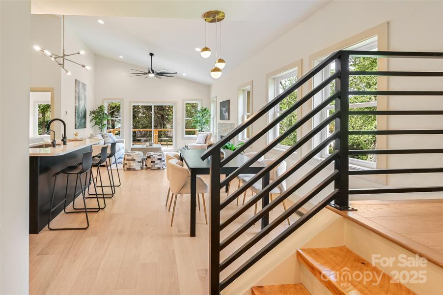 open concept main living