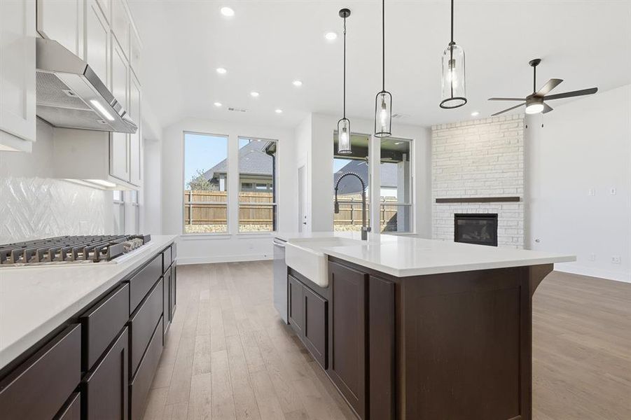 Furnished interior view inside a new home in Tavolo Park, Fort Worth (Image 12). Furnished interior view inside a new home in Tavolo Park, Fort Worth (Image 12).